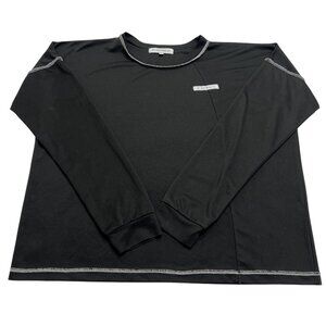 My Mum Made It Box Logo Long Sleeve Shirt in Black